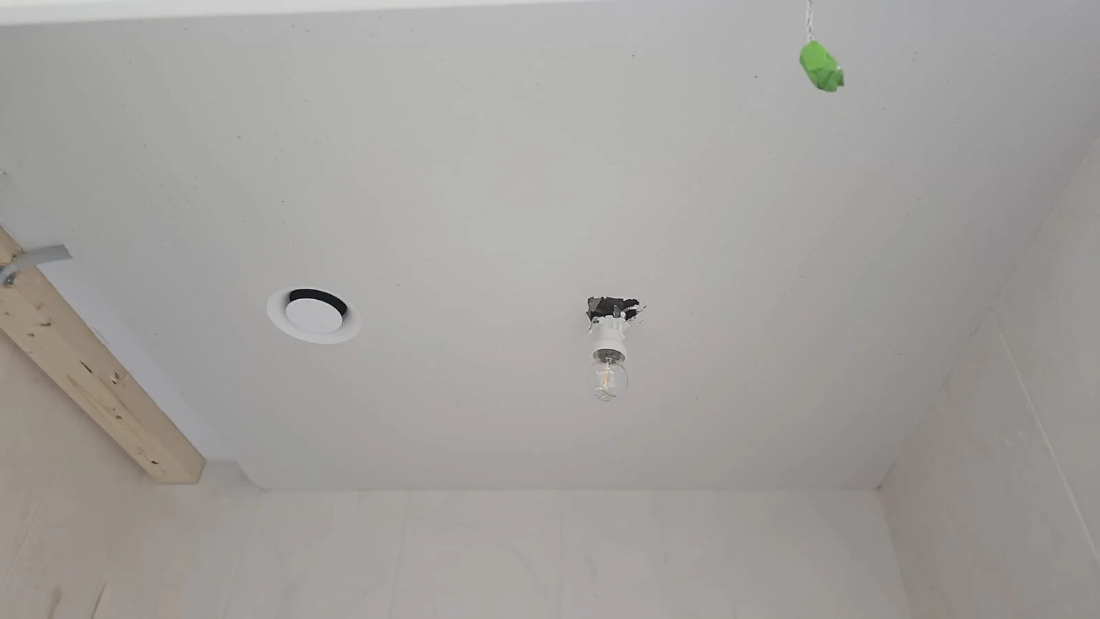 plastering done